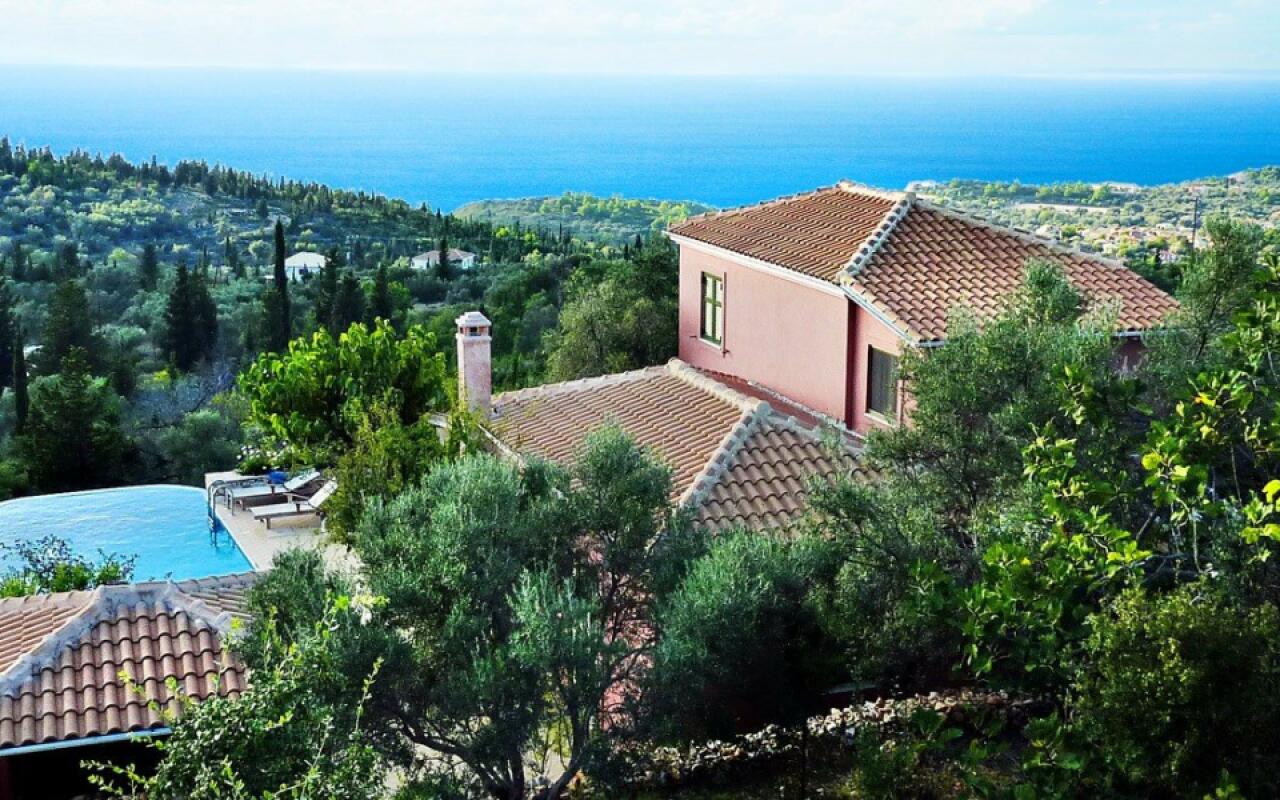 Art Blue Deluxe Villa With Private Pool,Lefkada