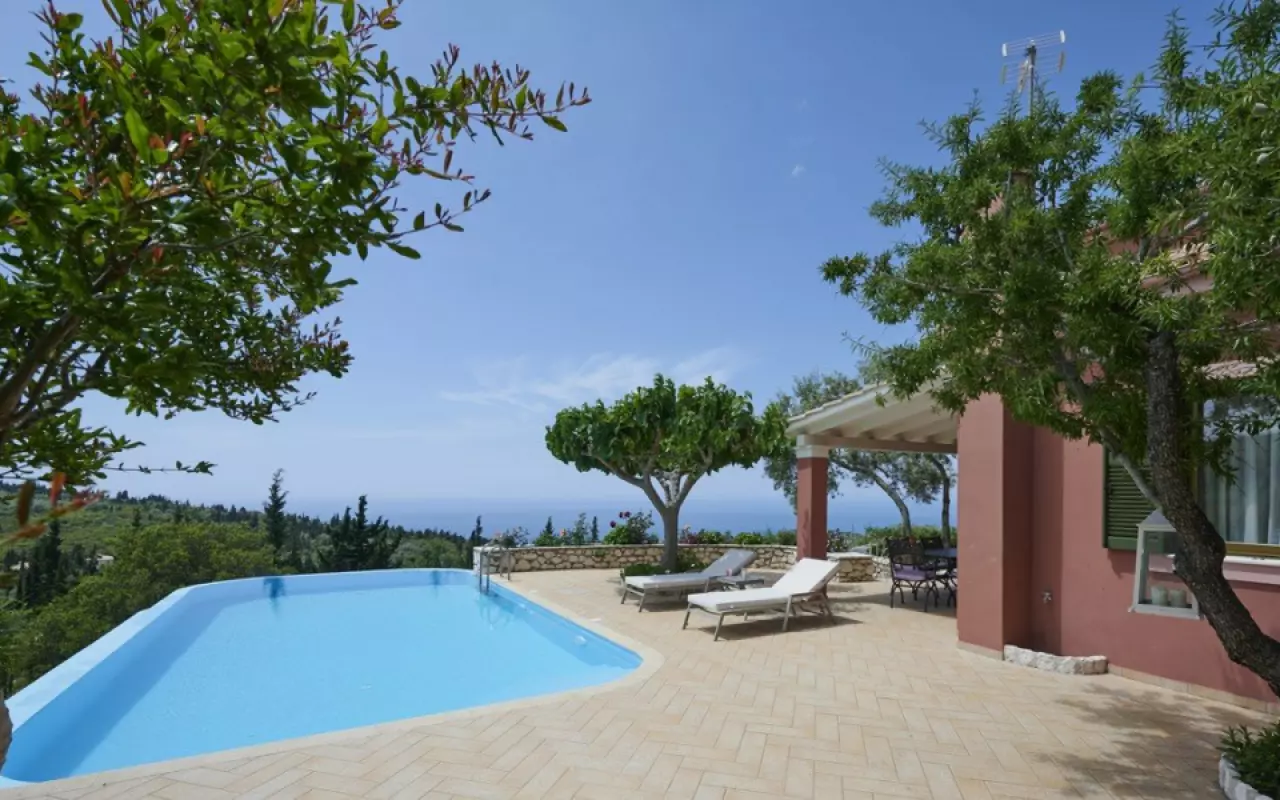 Art Blue Deluxe Villa With Private Pool,Lefkada
