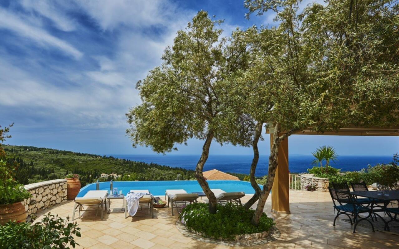 Art Blue Grand Villa with Private Pool,Lefkada